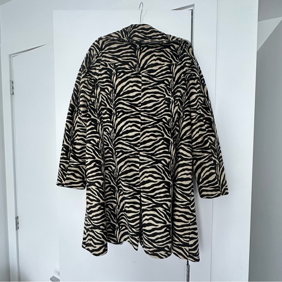 Betsey Johnson Zebra pattern vintage coat - Picture 4 of 6